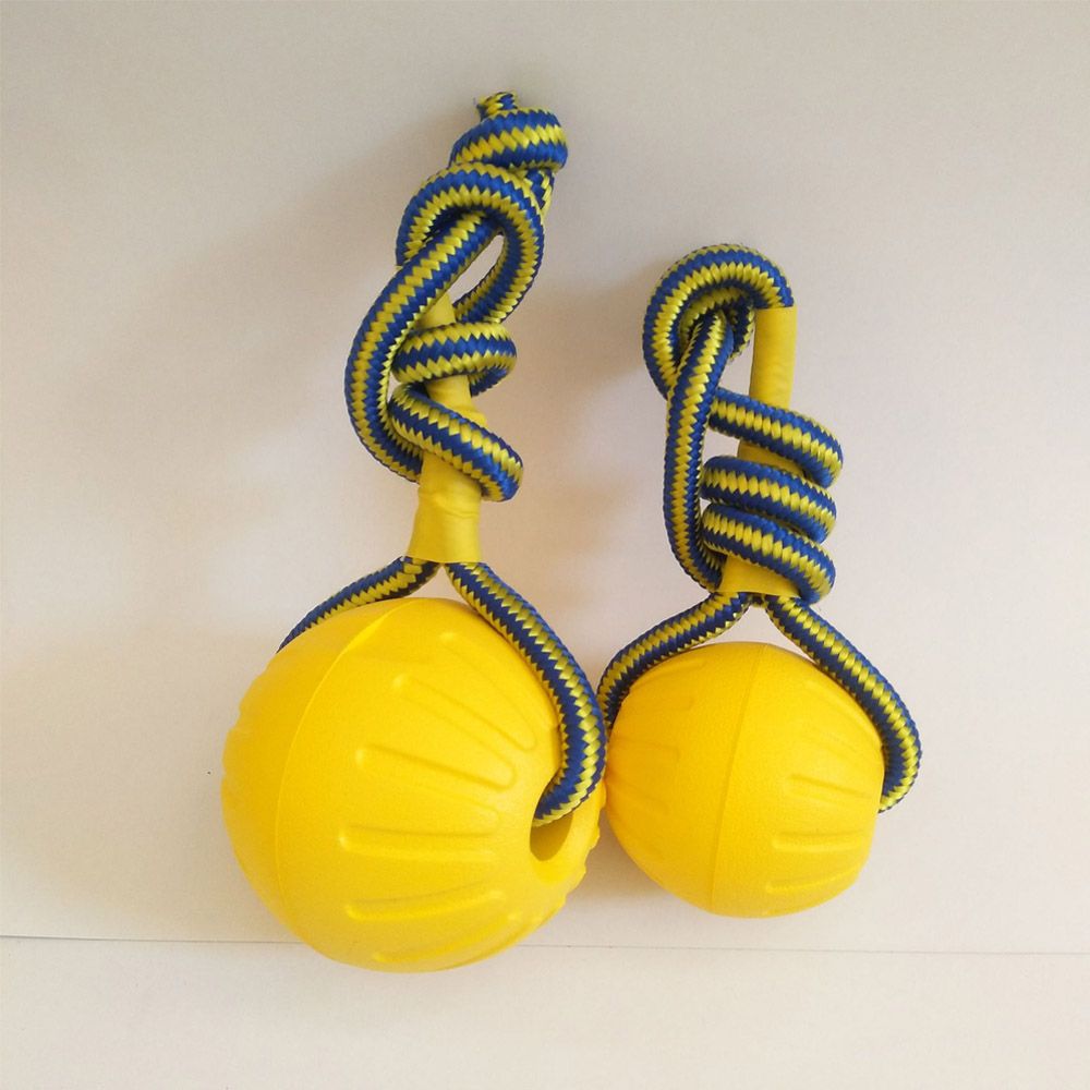 Indestructible Dog Chew Toy - 7 cm/9 cm Giallo Indistruttibile Palla