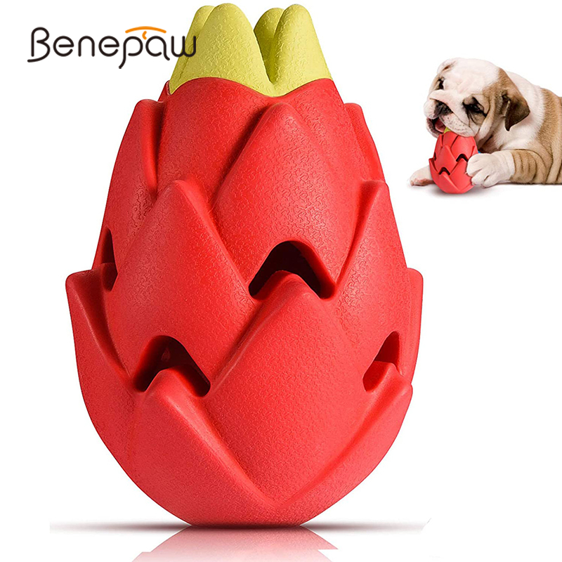 Indestructible Dog Chew Toy - Benepaw indistruttibile Pitaya cane giocattoli da