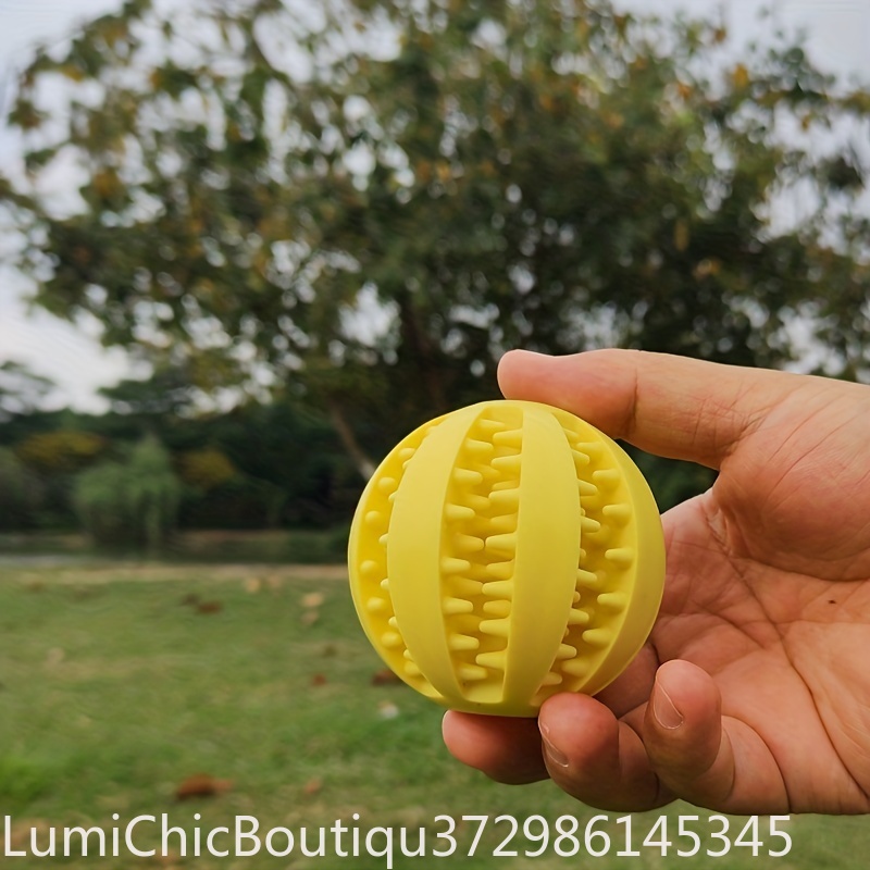 Rubber Treat Dispensing Dog Toy - Palla Giocattolo per Cani in Gomma