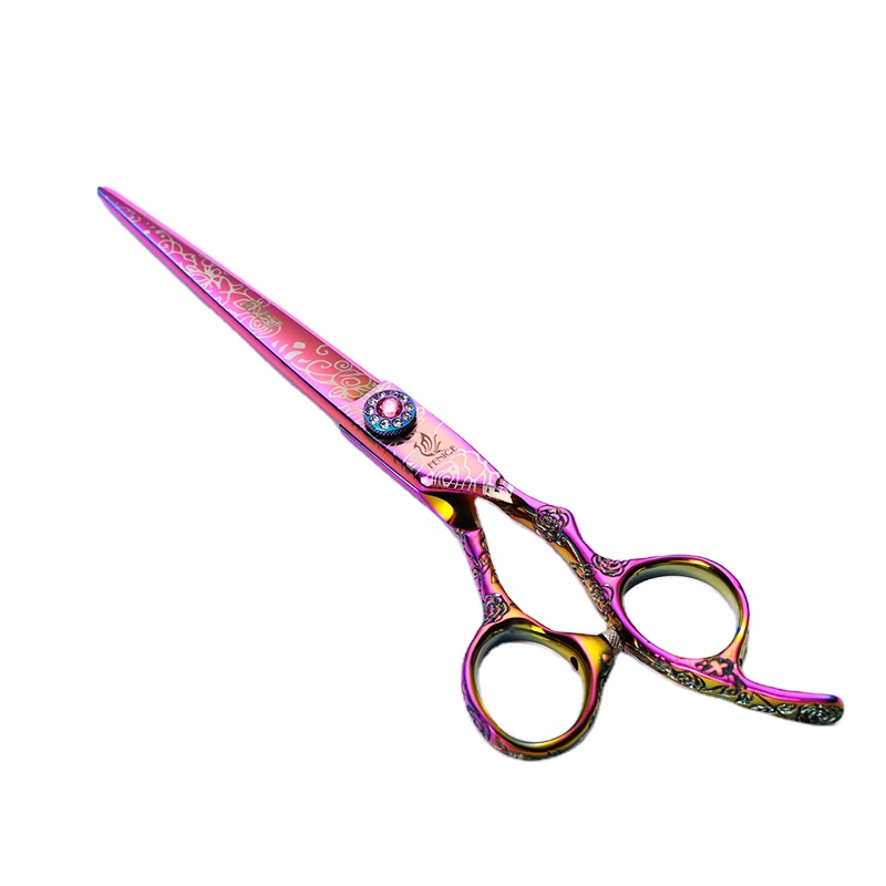 Pet Grooming - Fenice Fashion Purple Forbici dritte per
