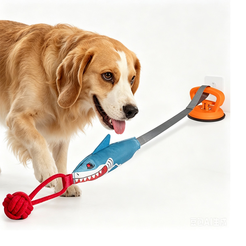 Suction Cup Dog Tug Toy - Giocattolo per cani con ventosa, Giocattolo