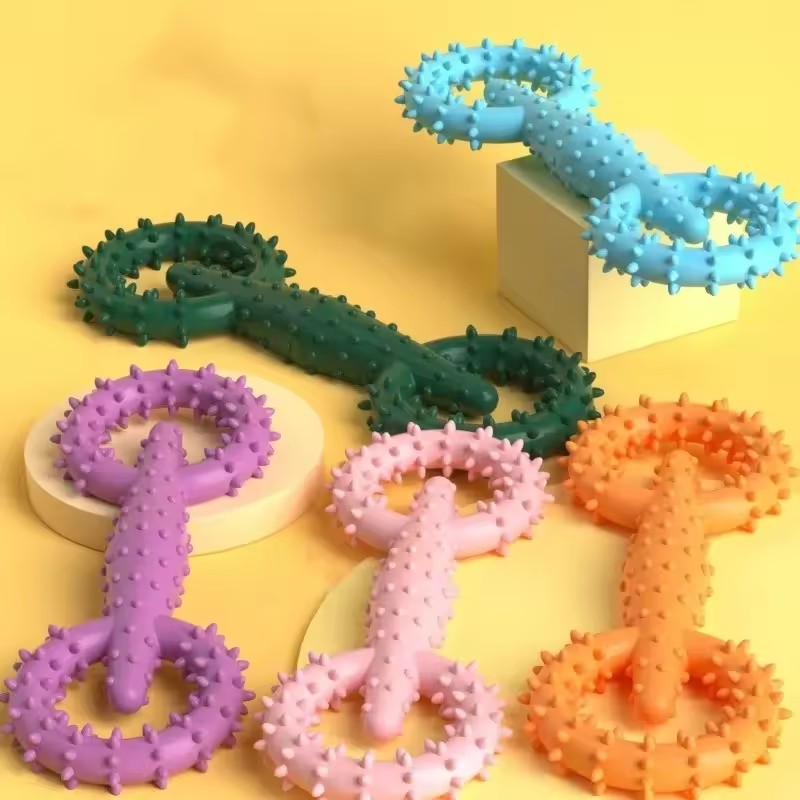 Suction Cup Dog Tug Toy - Giocattolo Interattivo per Cani con Anello