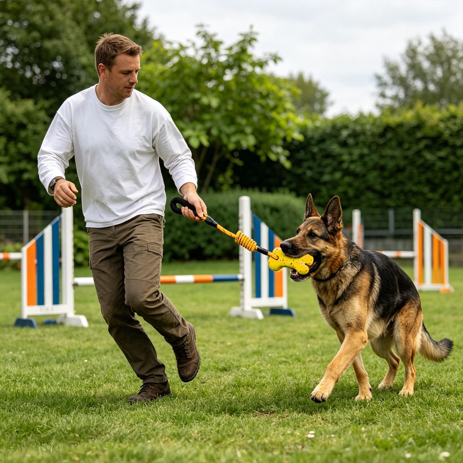 Dog Rope Toy Aggressive Chewers - Giocattolo in Corda per Cani con