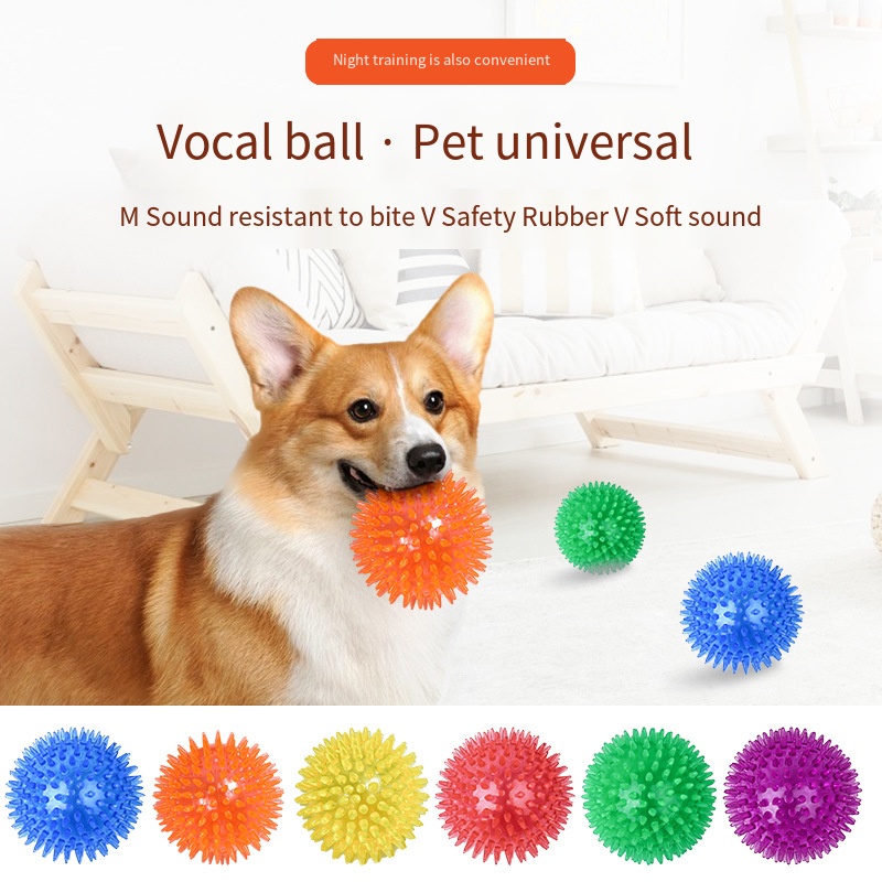 Suction Cup Dog Tug Toy - Giocattoli per cani Giocattolo sonoro Palla