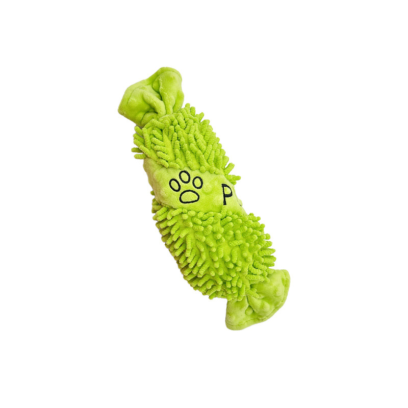 Indestructible Dog Chew Toy - Giocattolo di peluche sonoro per animali