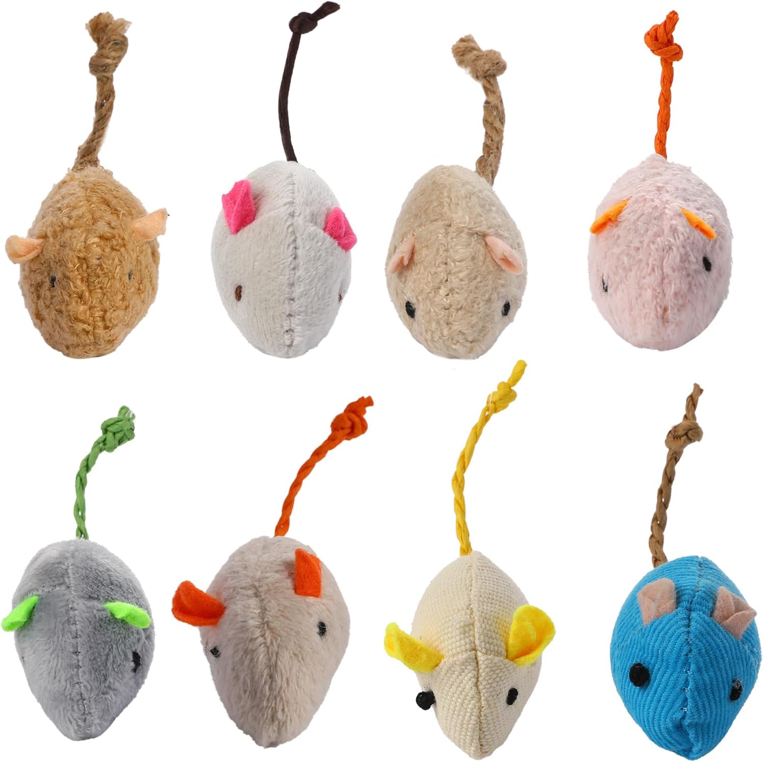 Catnip Interactive Plush Mouse - 8 giocattoli interattivi per gatti e