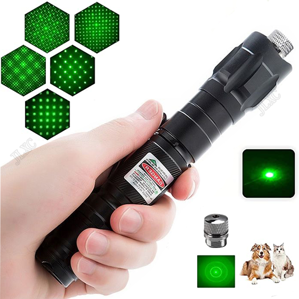 Laser Pointer Cat Toy Automatic - Puntatore laser verde (batterie non incluse)