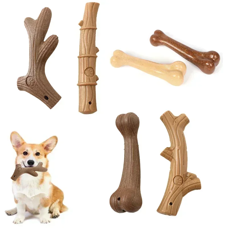 Indestructible Dog Chew Toy - Corna di cervo in legno di