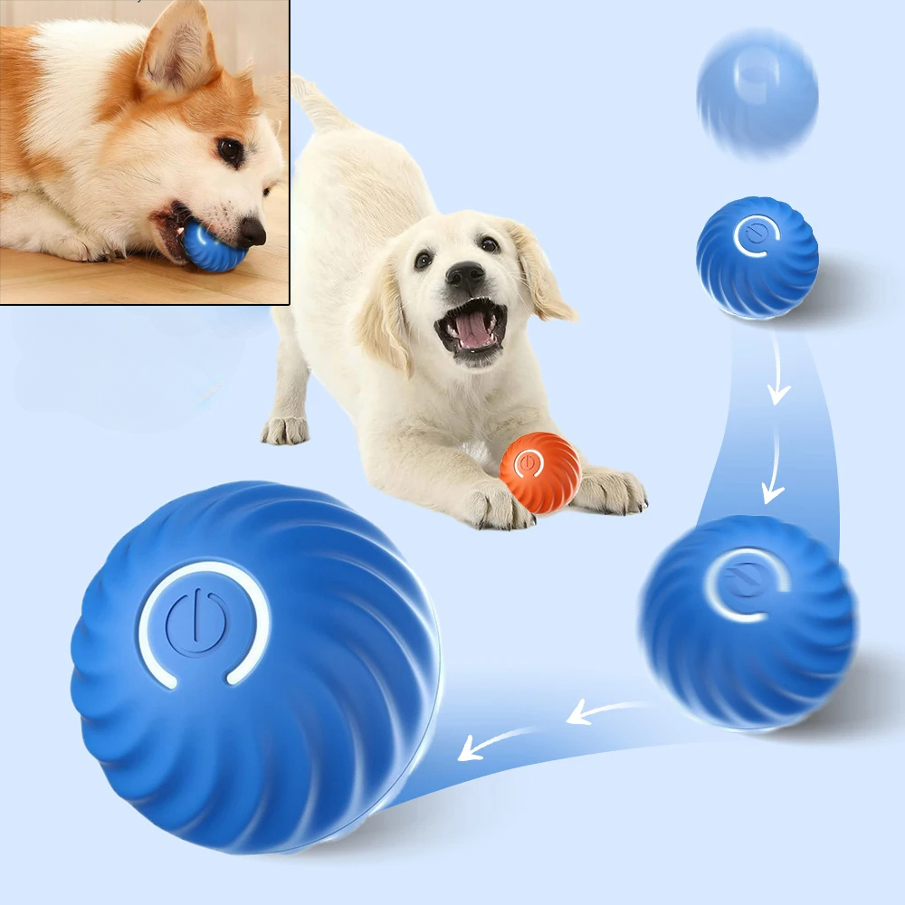 Automatic Moving Dog Ball - Palla giocattolo automatica per cani, ricaricabile