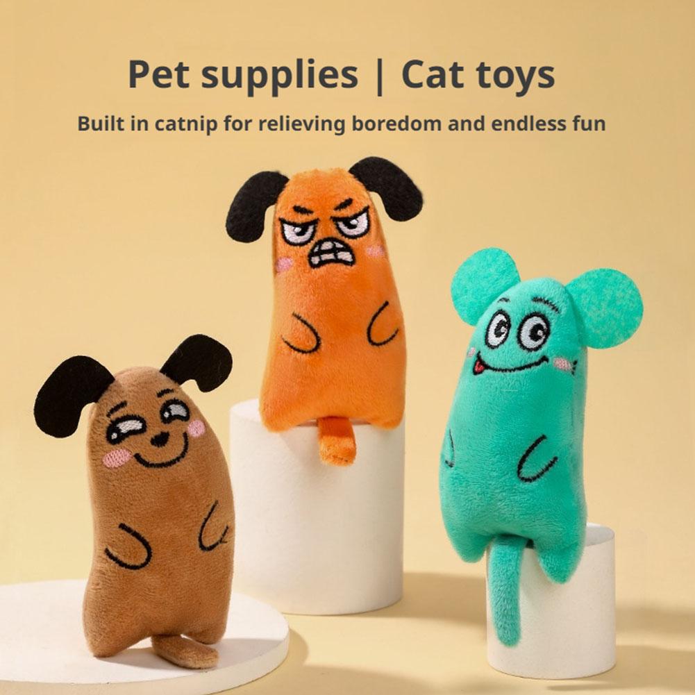 Catnip Interactive Plush Mouse - Espressione del fumetto Giocattoli per gatti