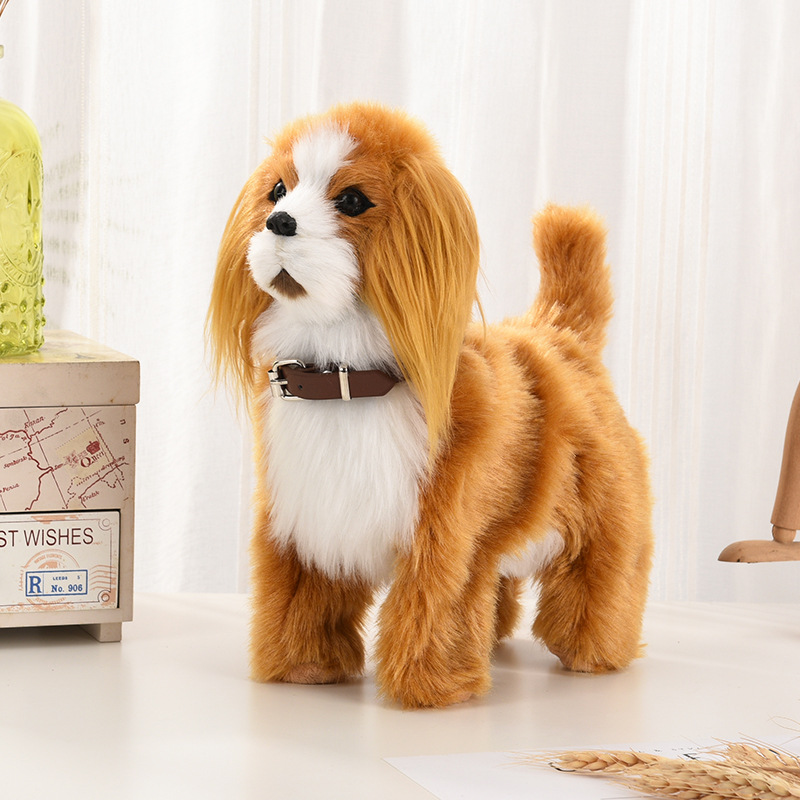 Interactive Squeaky Plush Dog Toy - Giocattoli elettronici per cani di peluche