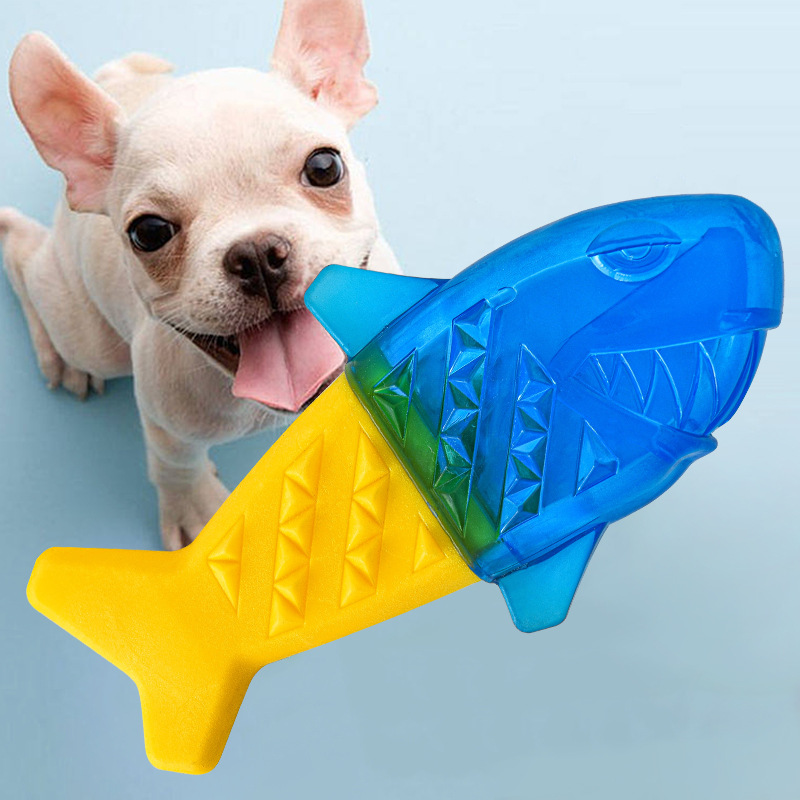 Teeth Cleaning Dog Chew Bone - Giocattolo Refrigerabile Estivo per Cani, Osso