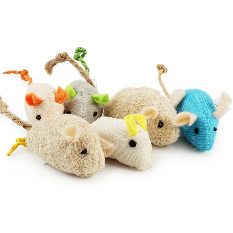 5-200Pcs giocattolo per animal - Catnip Interactive Plush Mouse recensione e prezzo