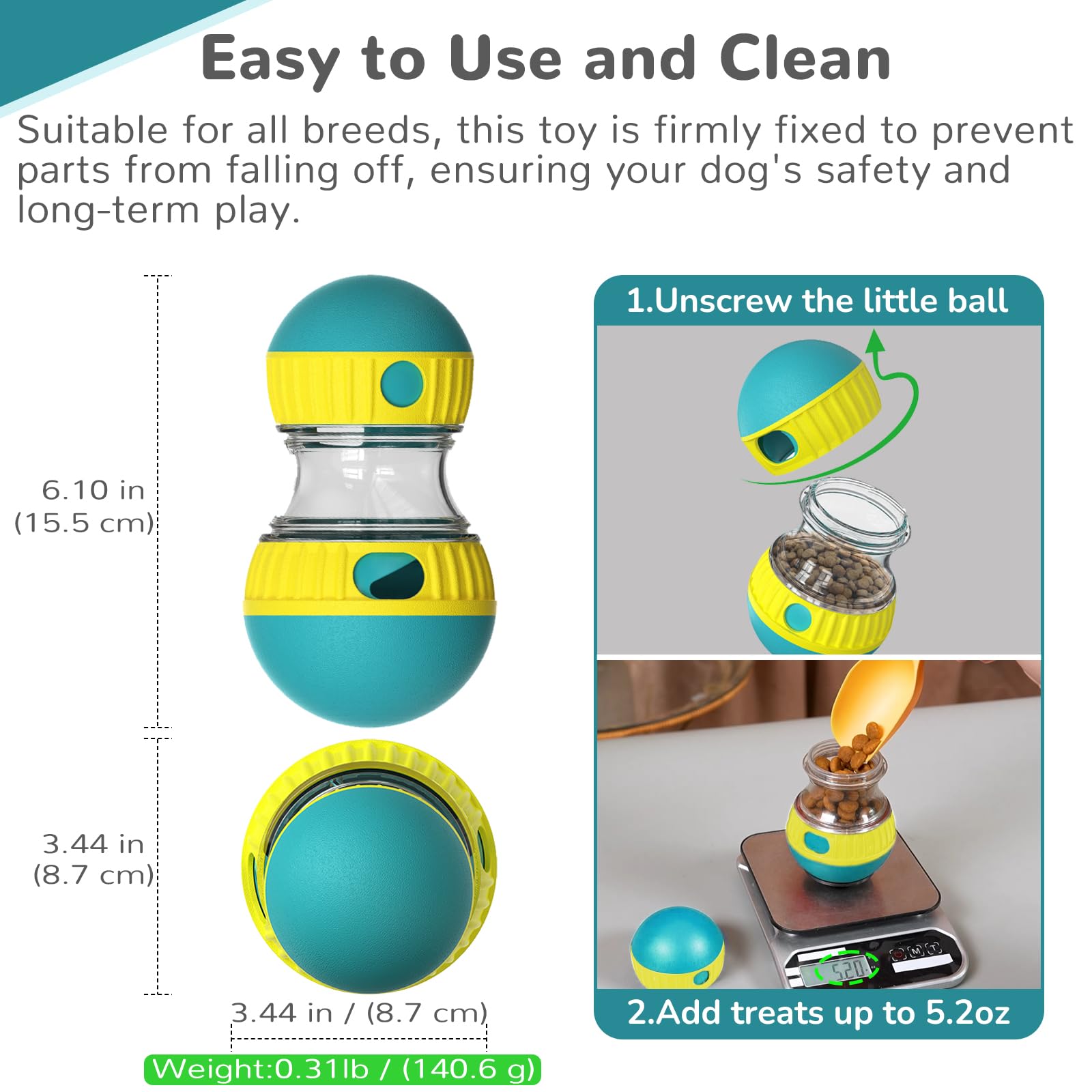 Giocattoli per cani e palla pe - Dog Puzzle Feeder Toy recensione e prezzo