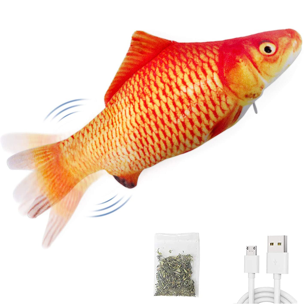 Giocattoli per gatti a forma d - Electric Floppy Fish Dog Toy recensione e prezzo
