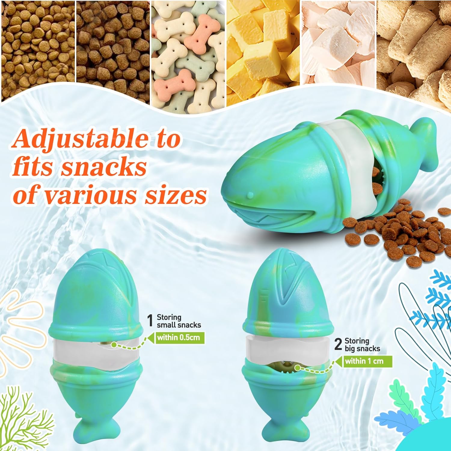 Giocattolo da masticare 2 in 1 - Rubber Treat Dispensing Dog Toy recensione e prezzo
