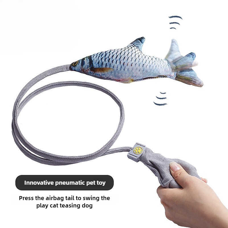 Giocattolo Interattivo per Gat - Electric Floppy Fish Dog Toy recensione e prezzo