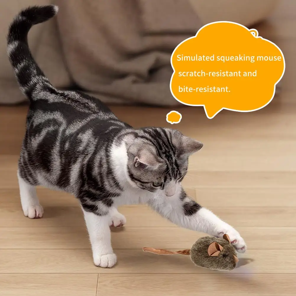 Giocattolo per Gatti a Forma d - Catnip Interactive Plush Mouse recensione e prezzo