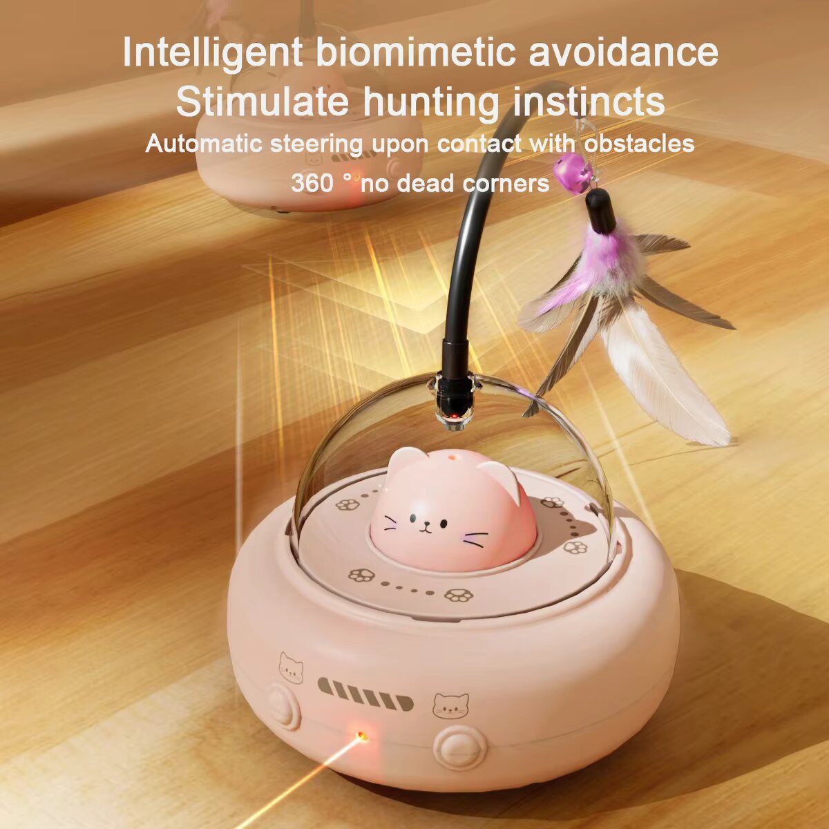 Robot automatico 3-in-1 per ga - Laser Pointer Cat Toy Automatic recensione e prezzo