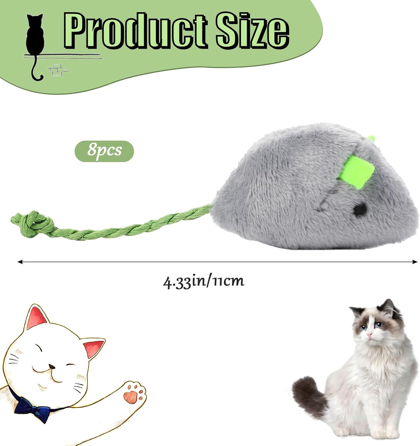 8 giocattoli interattivi per g - Catnip Interactive Plush Mouse recensione e prezzo