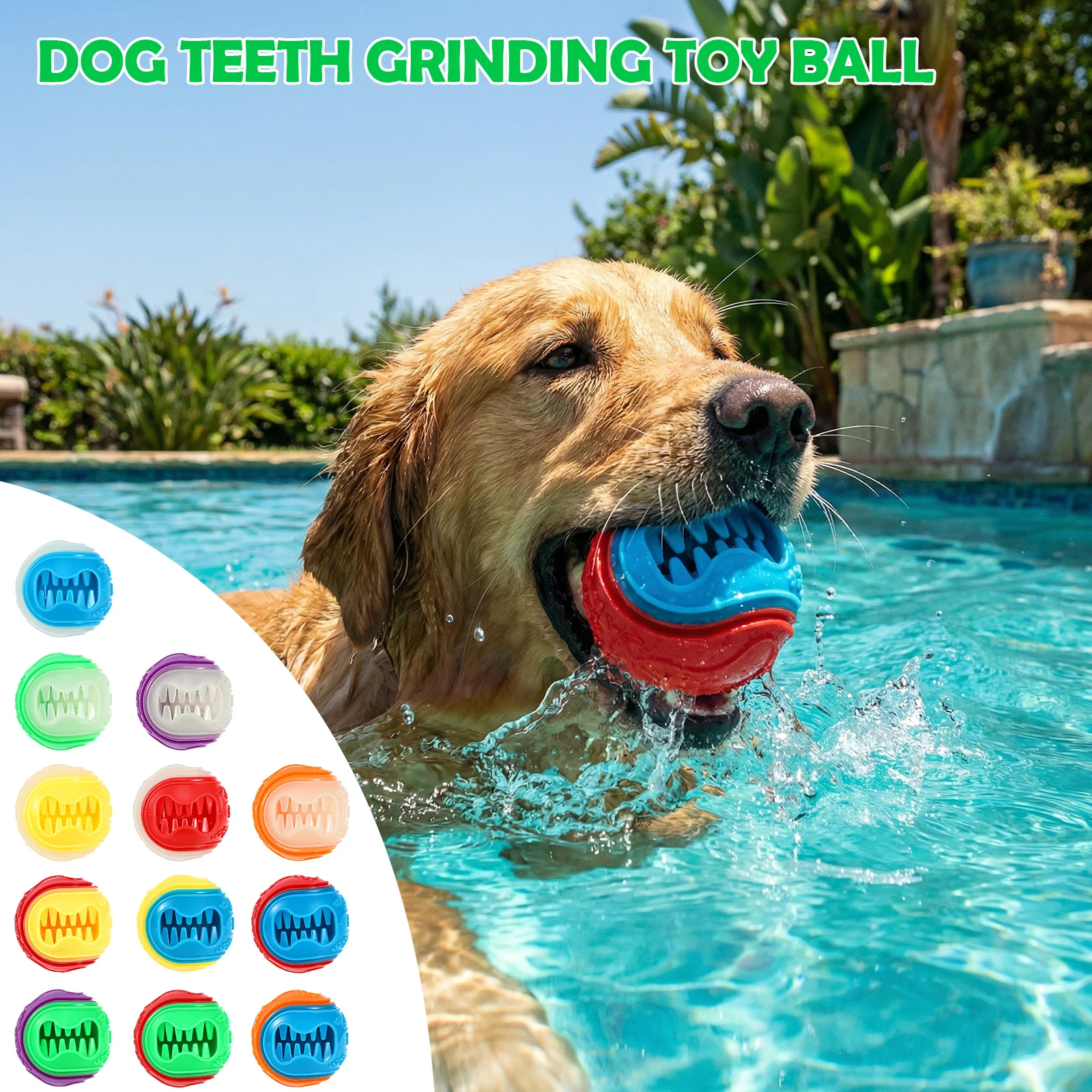Set di 6 Palline Interattive p - Rubber Treat Dispensing Dog Toy recensione e prezzo