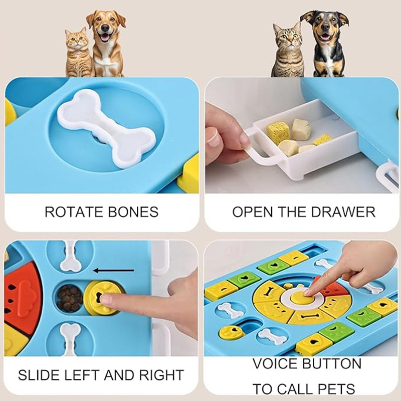 Giocattolo interattivo puzzle  - Interactive Squeaky Plush Dog Toy recensione e prezzo