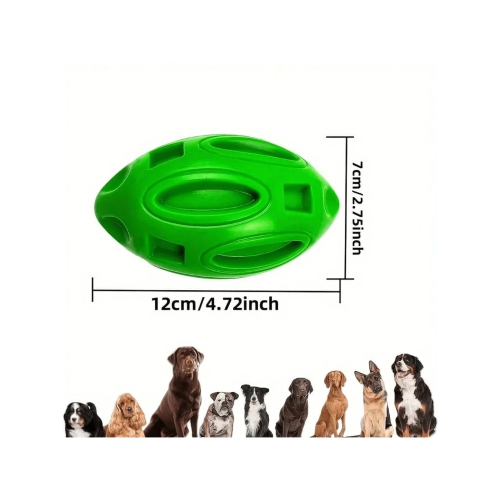 1 pezzo di palla da rugby indi - Interactive Squeaky Plush Dog Toy recensione e prezzo