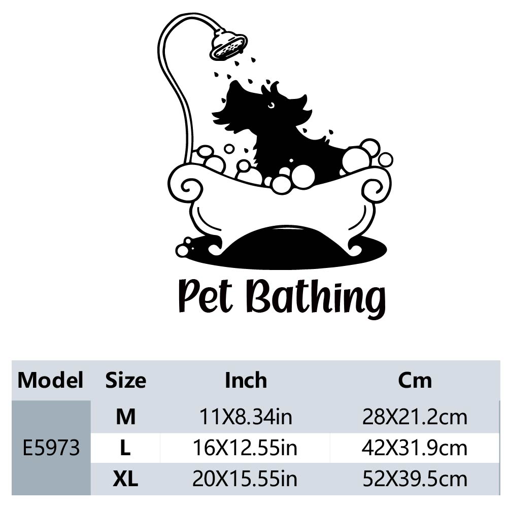 1PC Adesivo Murale Creativo pe - Pet Grooming recensione e prezzo